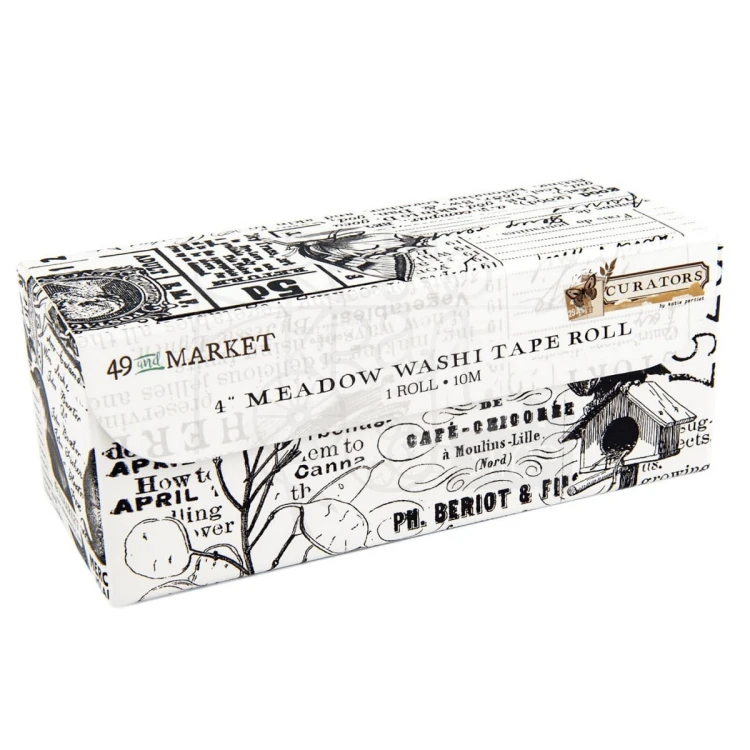 Taśma washi tape Curators Essential Meadow 10cm C35595 49 and Market