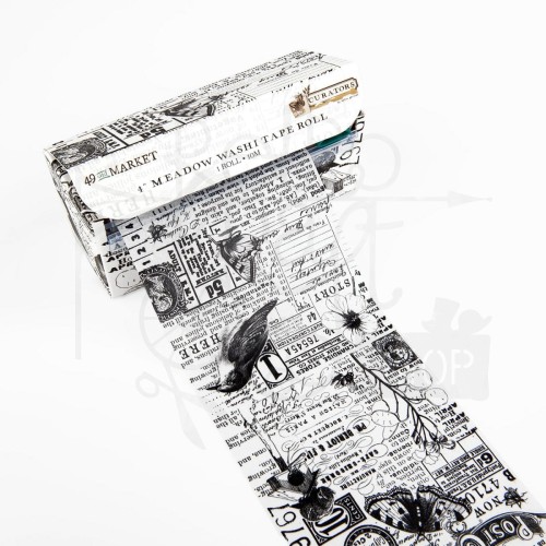 Taśma washi tape Curators Essential Meadow 10cm C35595 49 and Market