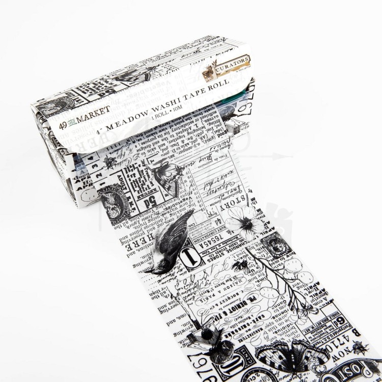 Taśma washi tape Curators Essential Meadow 10cm C35595 49 and Market