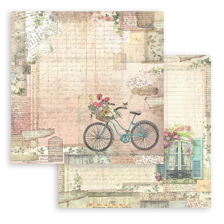 Zestaw papierów do scrapbookingu 20x20 Garden SBBS104 Stamperia