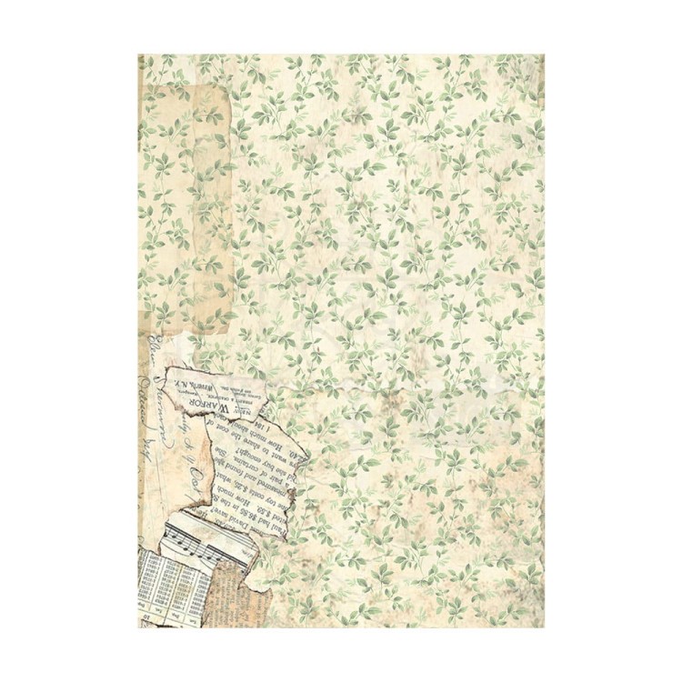 Papier ryżowy A6 Garden Backgrounds tła - zestaw 8szt DFSAK6021 Stamperia