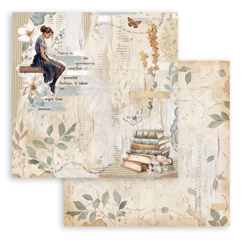 Zestaw papierów do scrapbookingu 20x20 Create Happiness Secret Diary SBBS103 Stamperia