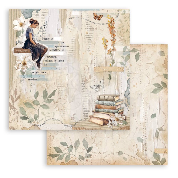 Zestaw papierów do scrapbookingu 20x20 Create Happiness Secret Diary SBBS103 Stamperia