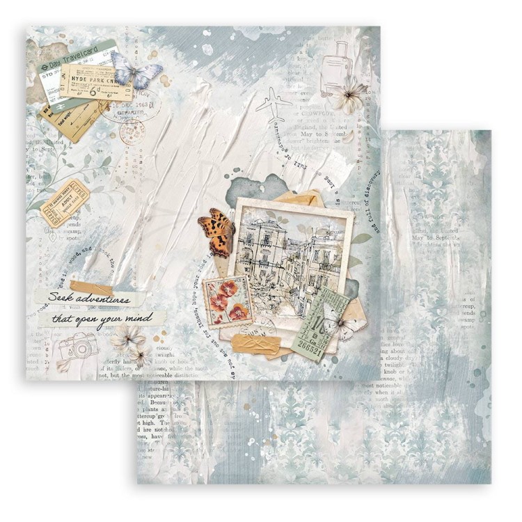 Zestaw papierów do scrapbookingu 20x20 Create Happiness Secret Diary SBBS103 Stamperia