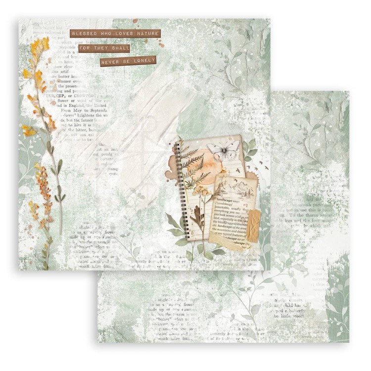 Zestaw papierów do scrapbookingu 20x20 Create Happiness Secret Diary SBBS103 Stamperia