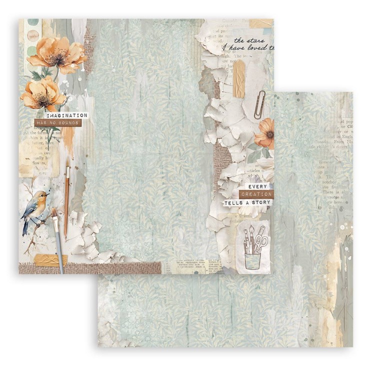 Zestaw papierów do scrapbookingu 20x20 Create Happiness Secret Diary SBBS103 Stamperia