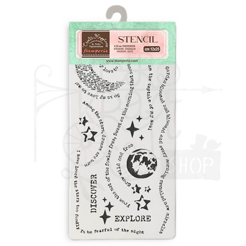 Szablon maska 12x25 Create Happiness Secret Diary Dream KSTDL93 Stamperia