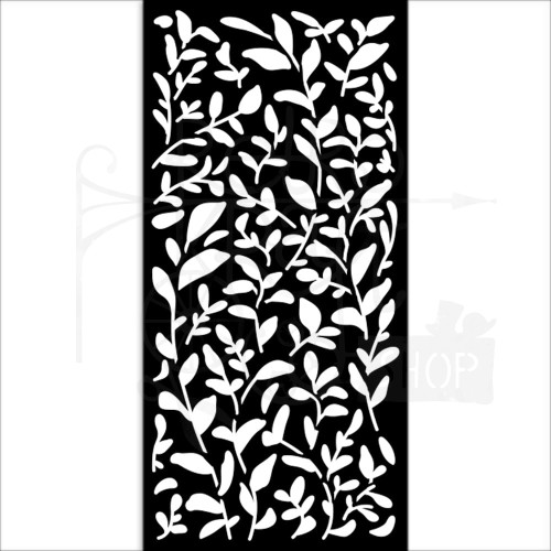 Szablon maska 12x25 Create Happiness Secret Diary tło liście KSTDL92 Stamperia