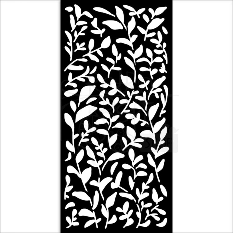 Szablon maska 12x25 Create Happiness Secret Diary tło liście KSTDL92 Stamperia