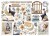 Ozdoby kształty tekturowe Die Cuts Create Happiness Secret Diary DFLDC96 Stamperia
