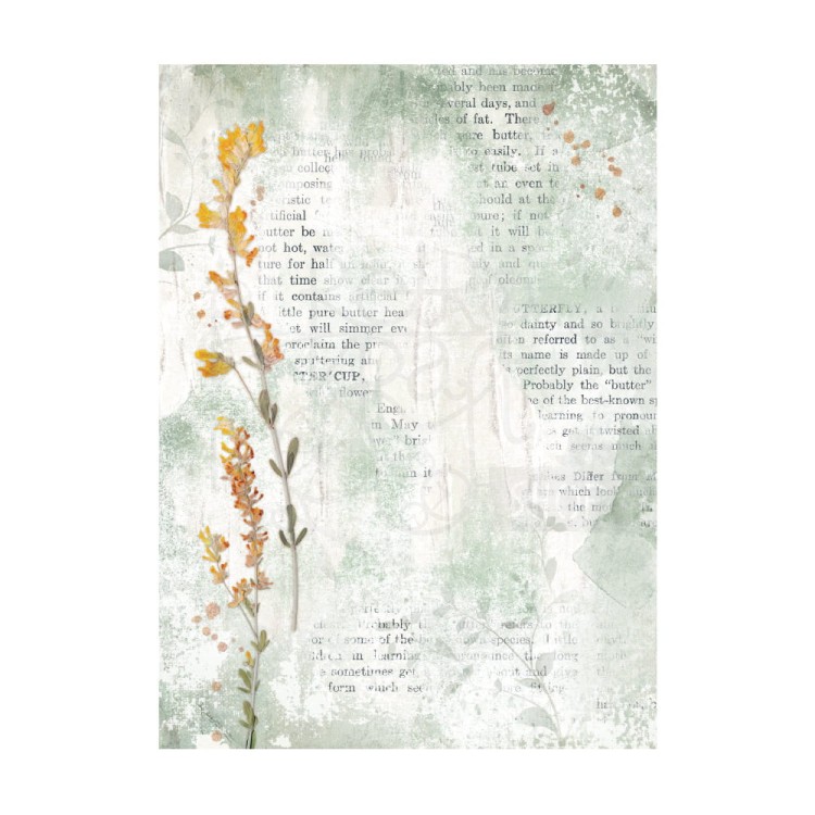 Papier ryżowy A6 Create Happiness Secret Diary Backgrounds tła - zestaw 8szt DFSAK6020 Stamperia