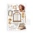 Papier washi A5 Create Happiness Secret Diary SBW04 Stamperia