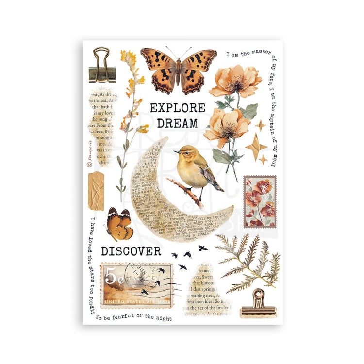 Papier washi A5 Create Happiness Secret Diary SBW04 Stamperia