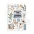 Papier washi A5 Create Happiness Secret Diary SBW04 Stamperia
