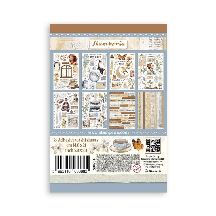 Papier washi A5 Create Happiness Secret Diary SBW04 Stamperia