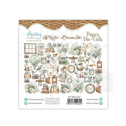 Kształty papierowe ozdoby Die Cuts Rustic Charms MT-RST-LSC Minaty