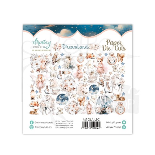 Kształty papierowe ozdoby Die Cuts Dreamland MT-DLA-LSC Minaty