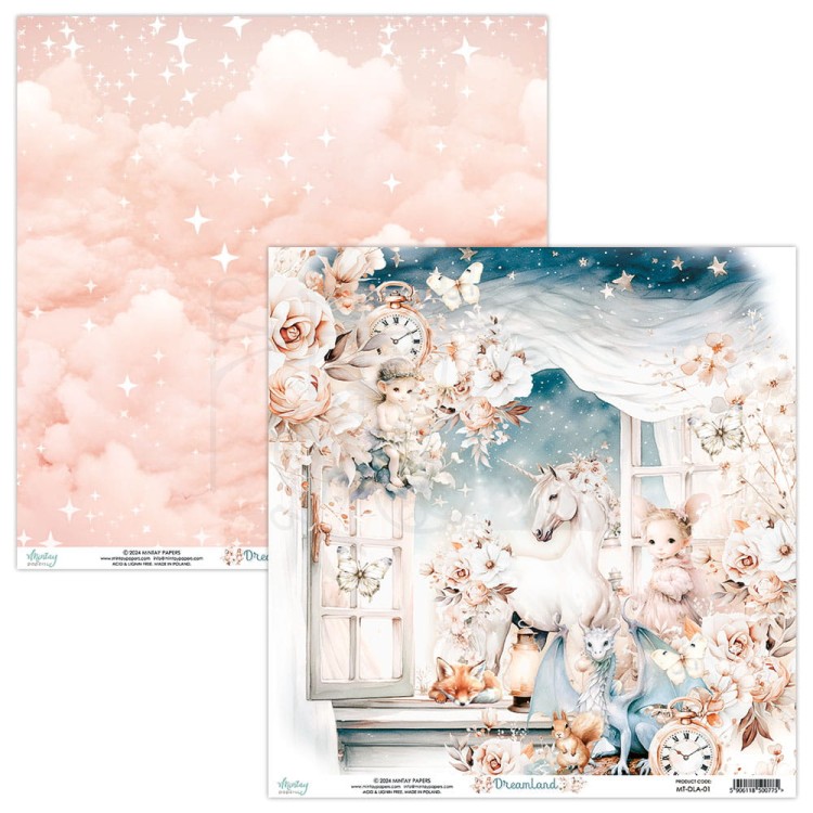 Zestaw papierów do scrapbookingu 30x30 Dreamland MT-DLA-07 Minaty
