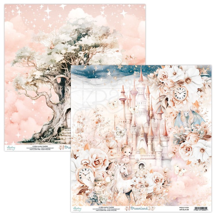 Zestaw papierów do scrapbookingu 30x30 Dreamland MT-DLA-07 Minaty