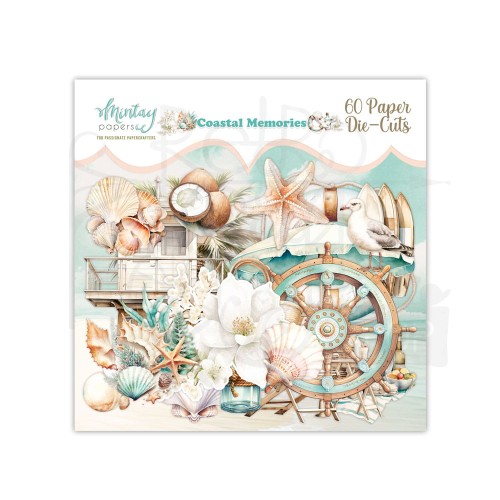 Kształty papierowe ozdoby Die Cuts Coastal Memories MT-COA-LSC Minaty