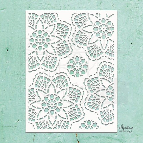 Szablon maska 15x20 Diamond Pattern Romby MTK-STEN-36 Mintay Kreativa