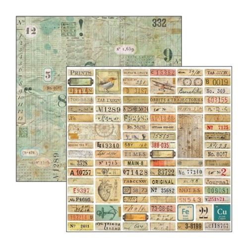 Papier do scrapbookingu 30x30 Sign of the Times Labels CBSS155 Ciao Bella