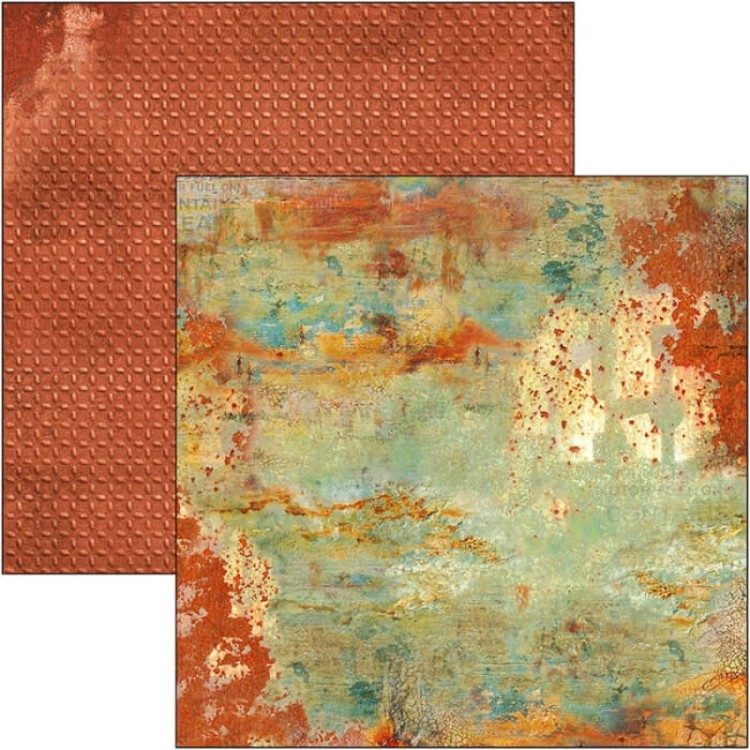 Zestaw papierów do scrapbookingu 30x30 Collateral Rust 8 arkuszy CBT026 Ciao Bella