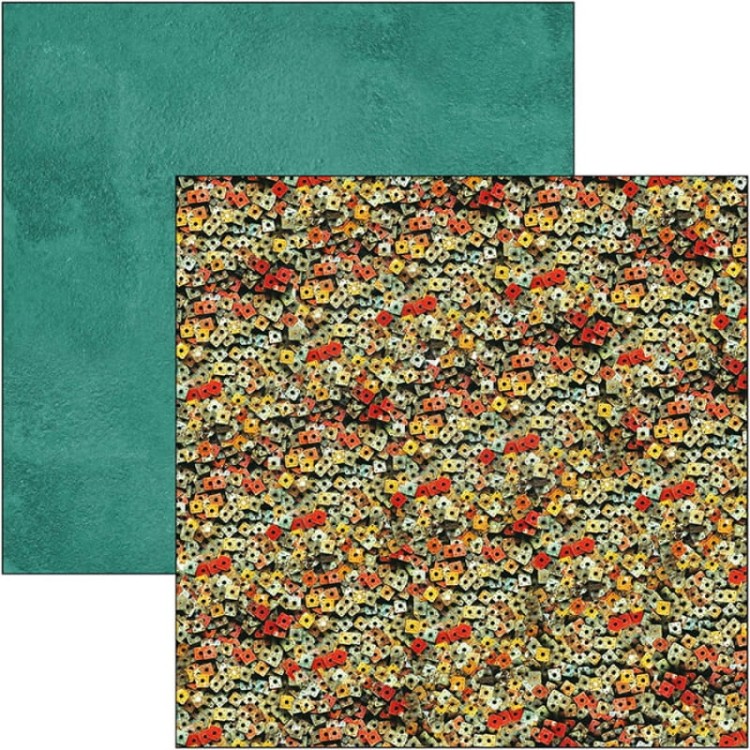 Zestaw papierów do scrapbookingu 30x30 Collateral Rust 8 arkuszy CBT026 Ciao Bella