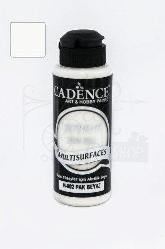 Farba akrylowa hybrydowa czysty biały 120ml H02 Cadence