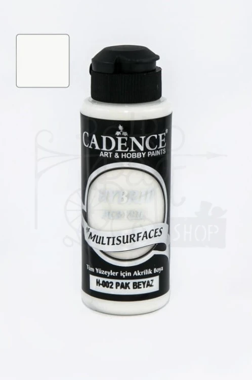 Farba akrylowa hybrydowa czysty biały 120ml H02 Cadence