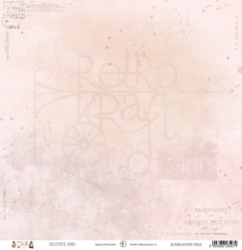 Papier do scrapbookingu 30x30 Body and Soul BEAUTIFUL MIND UHK Gallery