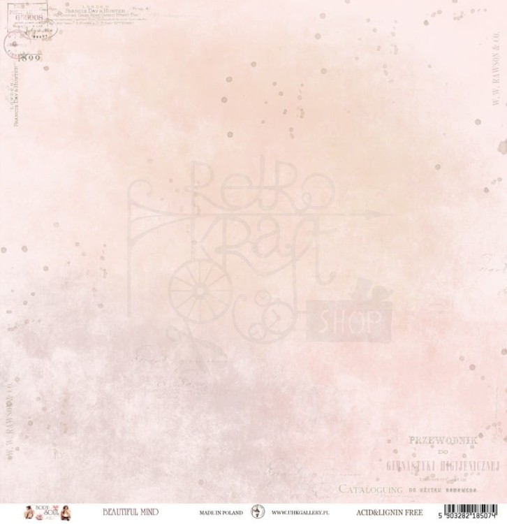 Papier do scrapbookingu 30x30 Body and Soul BEAUTIFUL MIND UHK Gallery