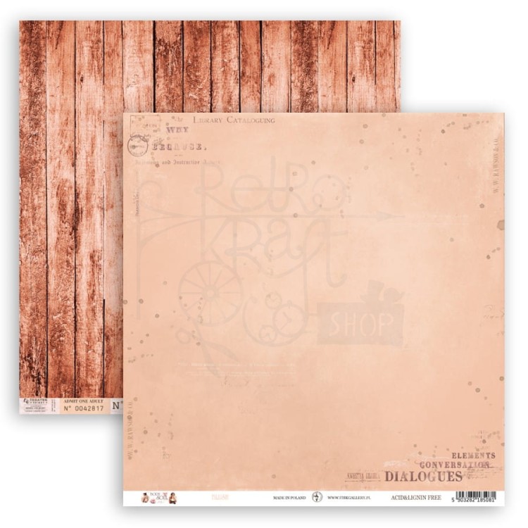 Papier do scrapbookingu 30x30 Body and Soul BLUSH UHK Gallery