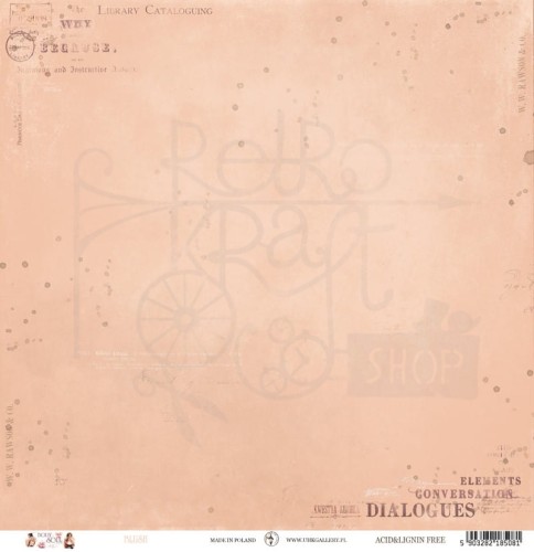 Papier do scrapbookingu 30x30 Body and Soul BLUSH UHK Gallery