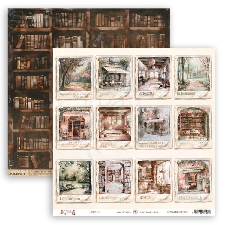 Papier do scrapbookingu 30x30 Body and Soul LIBRARY UHK Gallery