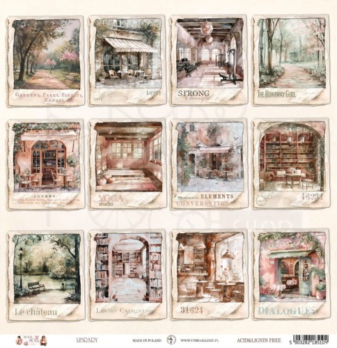 Papier do scrapbookingu 30x30 Body and Soul LIBRARY UHK Gallery