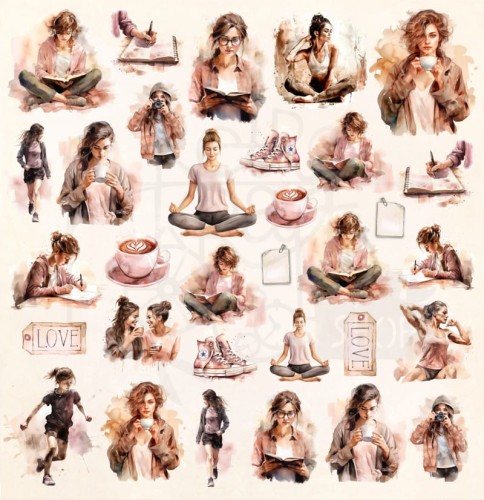 Papier do scrapbookingu 30x30 Body and Soul - okładka UHK Gallery