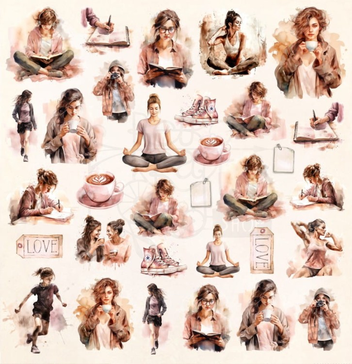 Papier do scrapbookingu 30x30 Body and Soul - okładka UHK Gallery