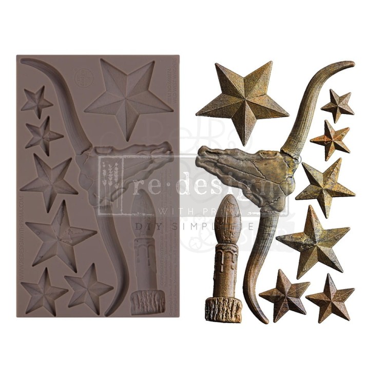 Foremka silikonowa 20x13 Wild West Whispers 669874 ReDesign Prima