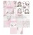 Zestaw papierów do scrapbookingu 20x20 Pink Roses ScrapAndMe