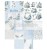 Zestaw papierów do scrapbookingu 20x20 Blue Roses ScrapAndMe