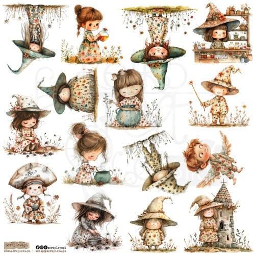 Naklejki do scrapbookingu i art journalingu Lovely Fantasy 2 ScrapLove