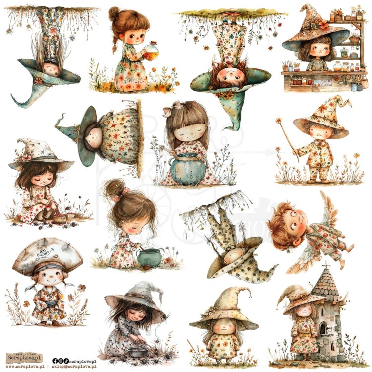 Naklejki do scrapbookingu i art journalingu Lovely Fantasy 2 ScrapLove