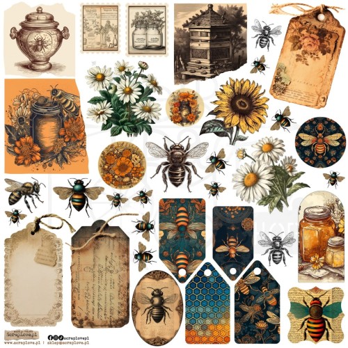Naklejki do scrapbookingu i art journalingu Junk Journal 5 ScrapLove