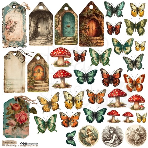 Naklejki do scrapbookingu i art journalingu Junk Journal 3 ScrapLove
