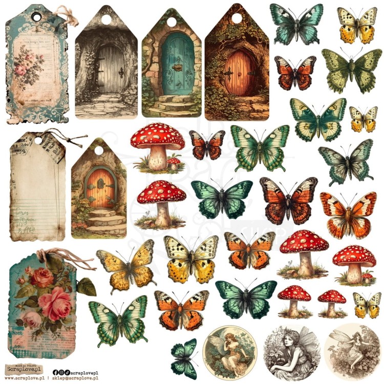 Naklejki do scrapbookingu i art journalingu Junk Journal 3 ScrapLove
