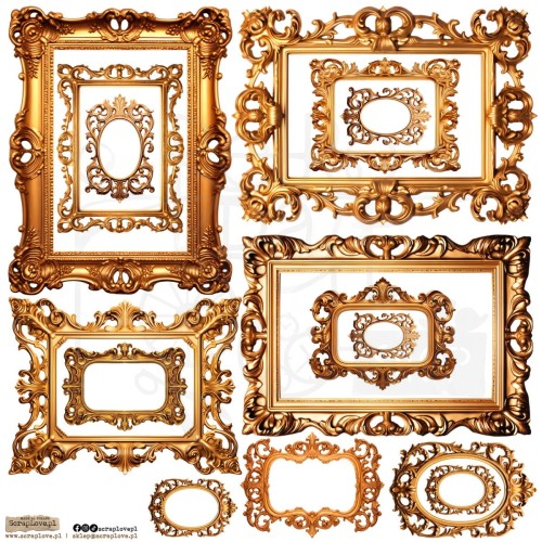 Naklejki do scrapbookingu i art journalingu Frames 2 ScrapLove