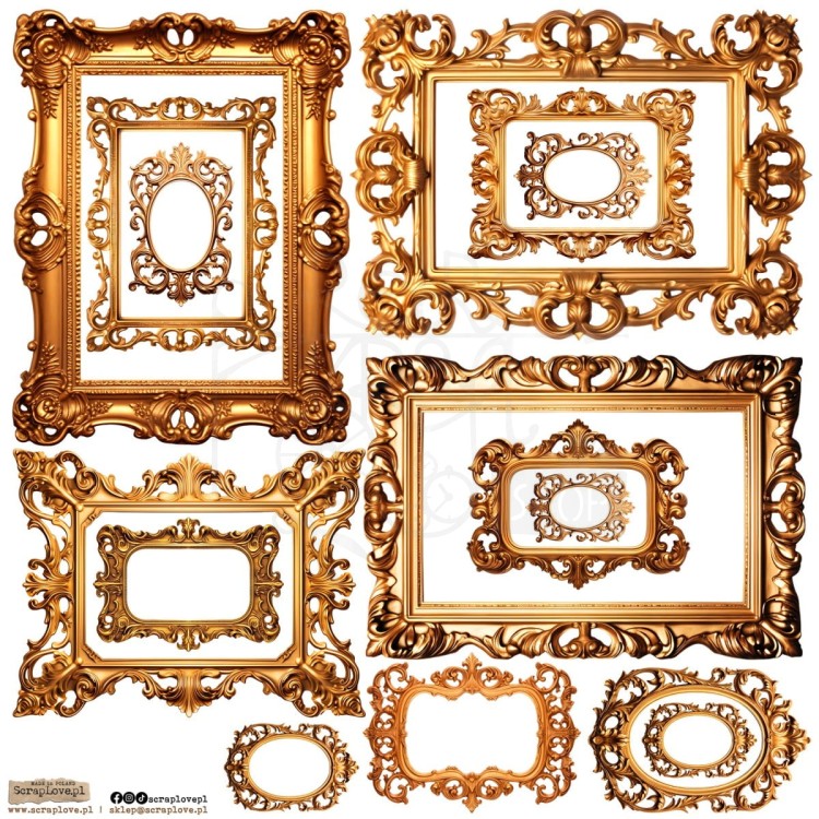 Naklejki do scrapbookingu i art journalingu Frames 2 ScrapLove