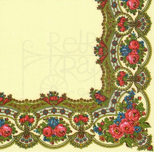 Serwetka 33x33 - Ornamenty motywy ludowe 4