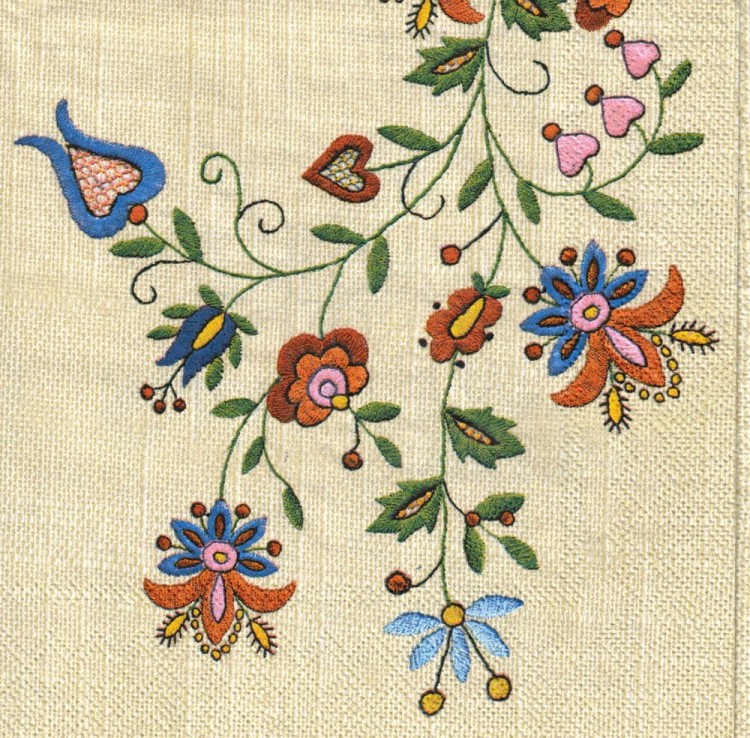 Serwetka 33x33 - Ornamenty motywy ludowe 3